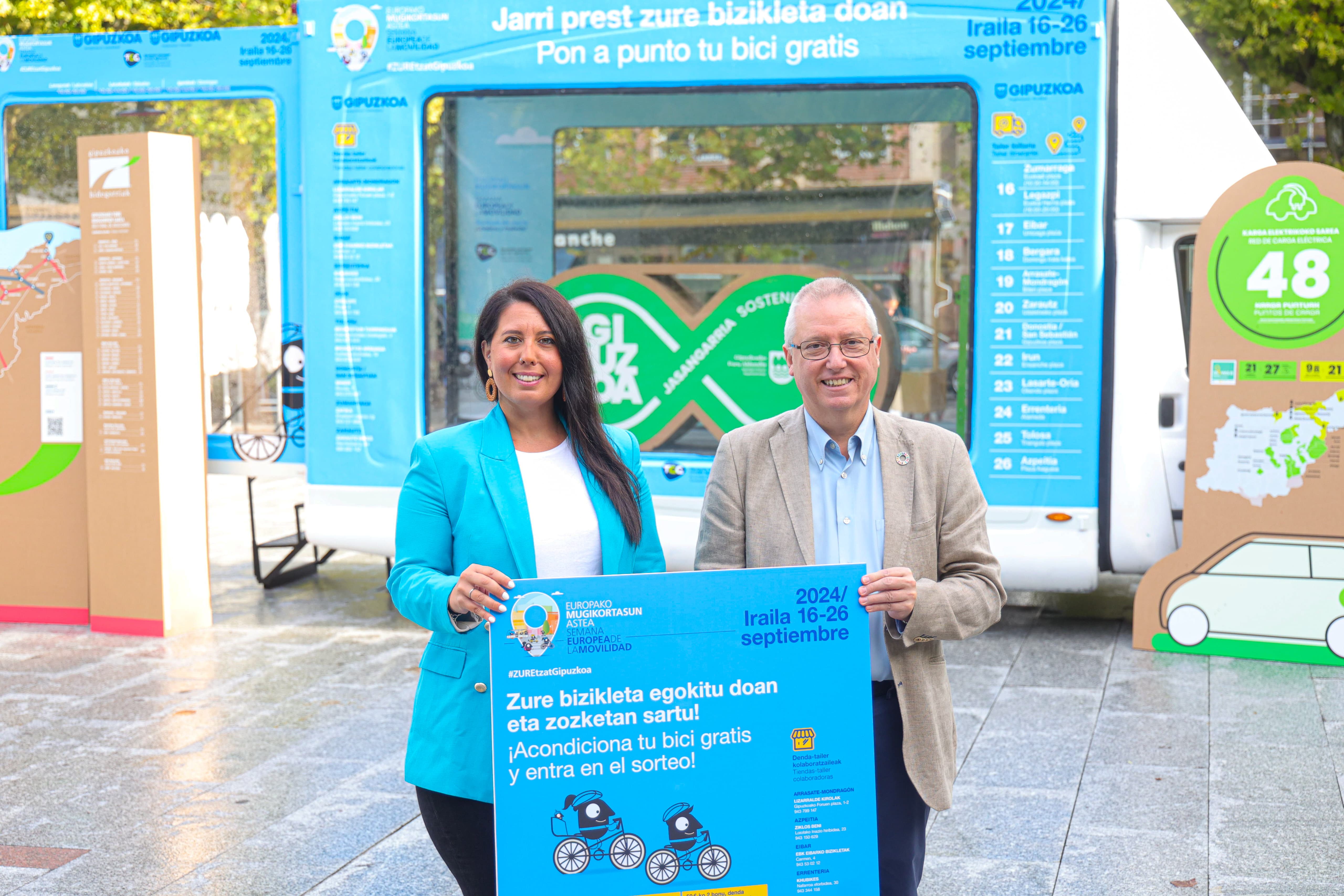 Presentación de la acción "Pon a punto tu bici con MUGI"