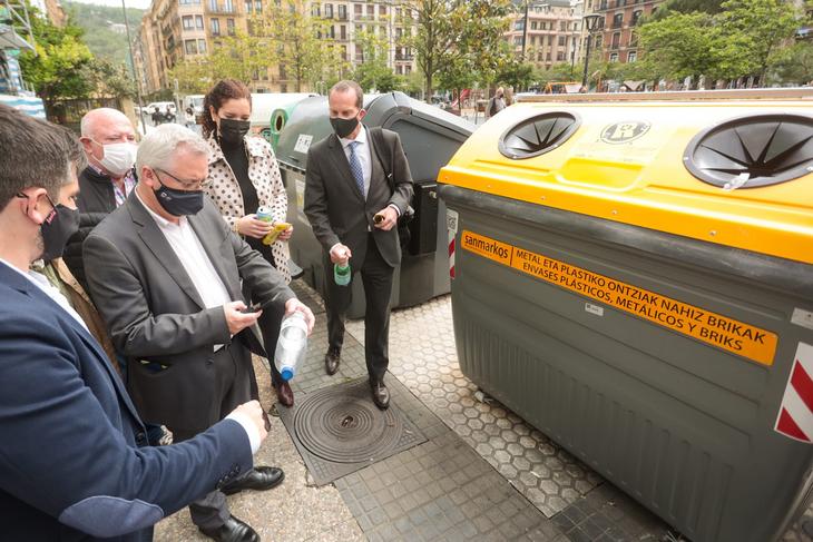 San Sebastián se une al reciclaje incentivado de la mano de RECICLOS