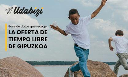 Niños diviertiendose en el tiempo libre en Gipuzkoa