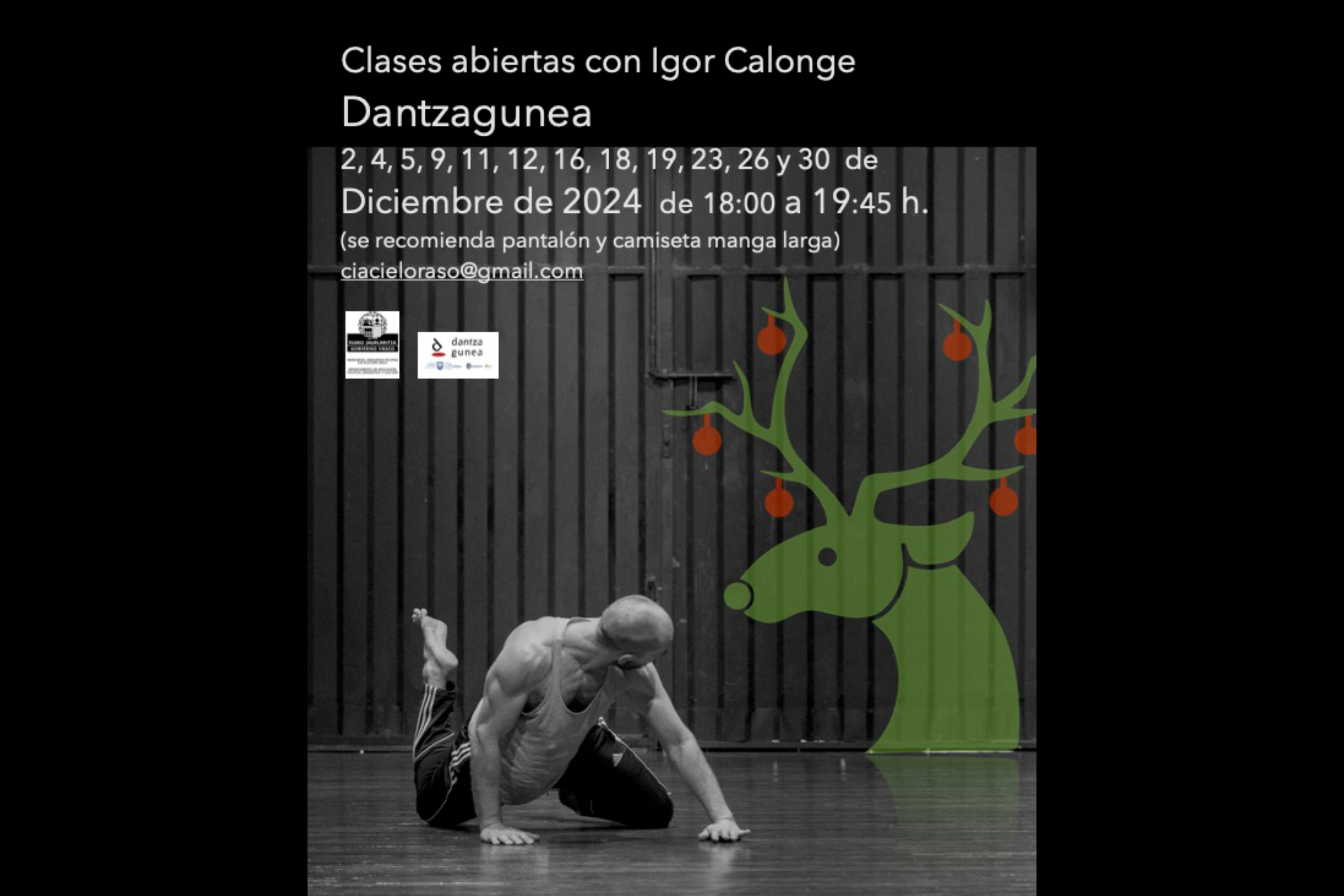 Foto de 
 CLASES ABIERTAS: Igor Calonge en diciembre