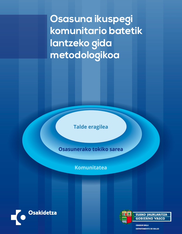 Osasuna ikuspegi komunitario batetik lantzeko gida metodologikoa. Osakidetza